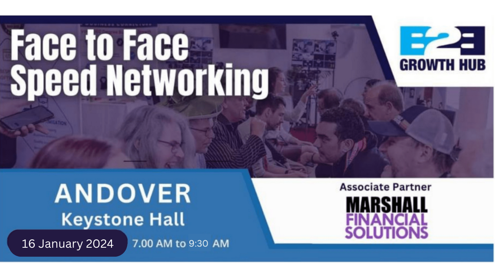 Andover Face 2 Face Morning Speed Networking - 16th Jan 2024 Andover Face 2 Face Morning Speed Networking - 16th Jan 2024